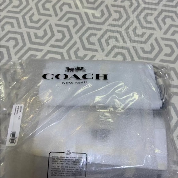 Coach Black Leather Shoulder Bag with Gold & Silver Celestial Appliqués - Picture 11 of 12